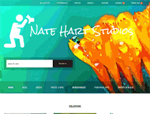 Tablet Screenshot of natehartstudios.com